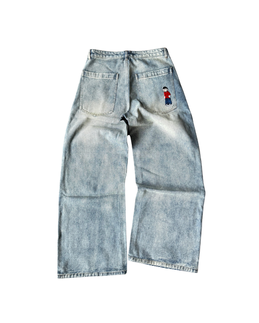 Blue Baggy Denim v1