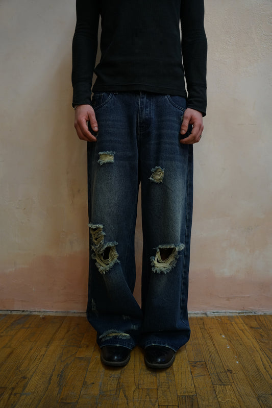 Vintage Distressed Denim